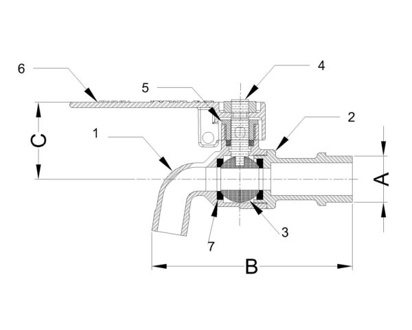 AQ-GT-01 Stainless-Steel Bibcock Garden Tap