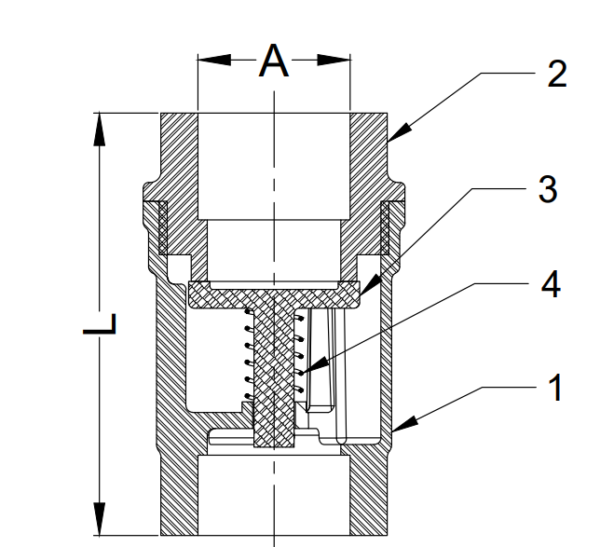 AQ-NRV-01 Stainless-Steel Multi Utility Check Valve (Screwed Ends)