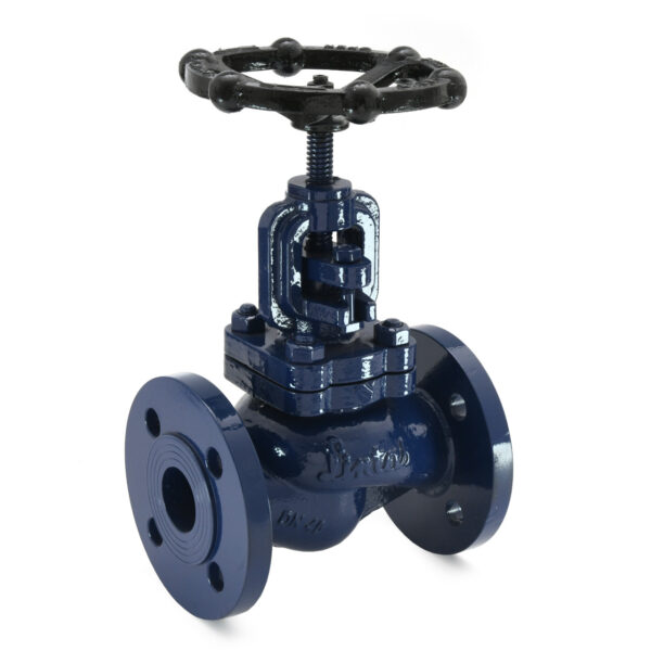 LI-GV-02-FE CAST IRON GLOBE STEAM STOP VALVE PN 16