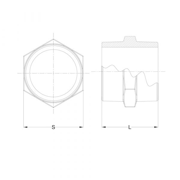 LI-HEX-01 Hex Nipple